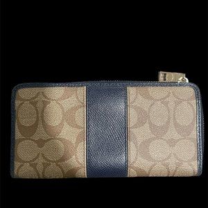 Coach Accordion Zip Wallet